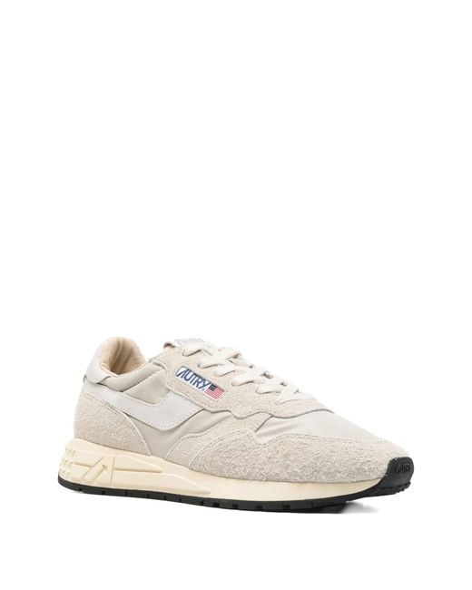 Autry White Reelwind Low Nylon/Crack for men