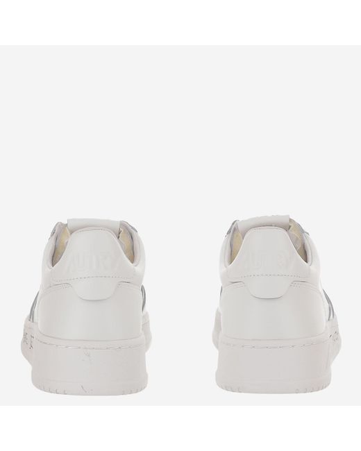 Autry White Leather Sneakers