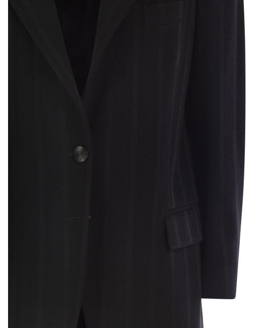 SAULINA Black Antonia Single Breasted Jacket
