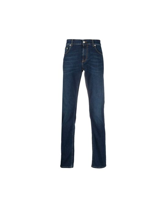 Alexander McQueen Blue Denim Jeans for men
