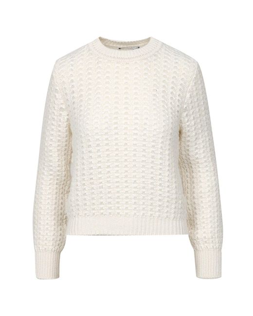 Alberta Ferretti White Sweaters