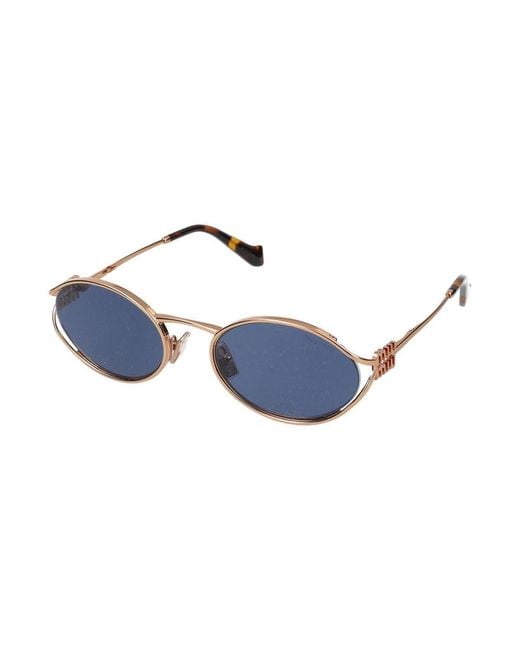 Miu Miu Blue Sunglasses 0 Mu 52 Ys Zvf1 V1 /21/125 for men