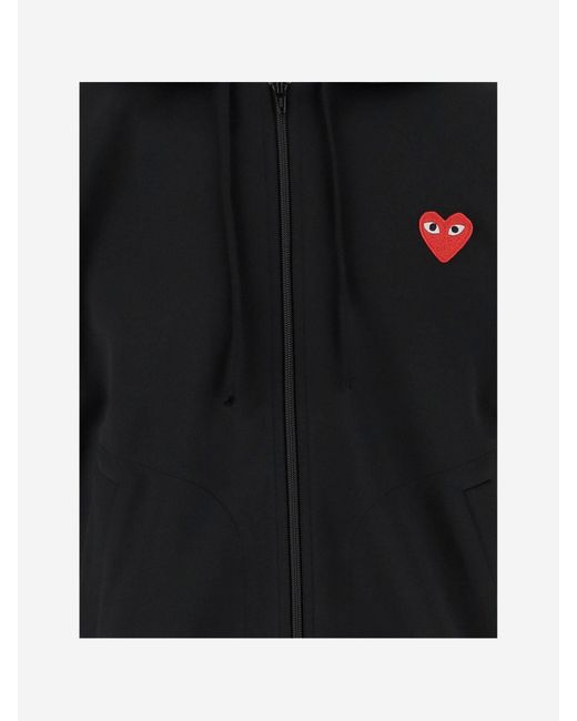 Comme des Garcons Nylon Soodie con logotipo Comme des Garçons de hombre de color Black
