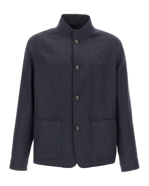 Veste 'il conte' Zegna pour homme en coloris Blue