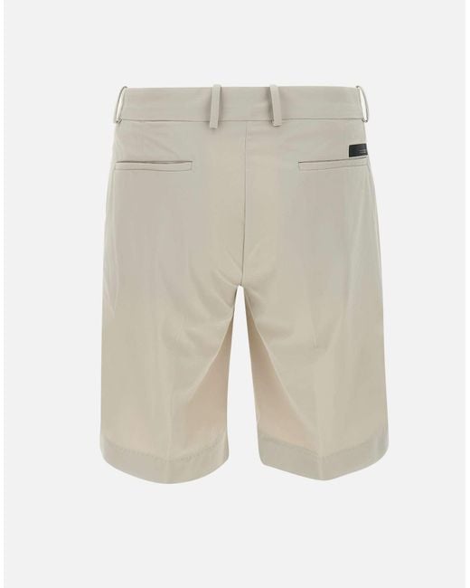 Rrd Beige Stretch Chino Shorts in het White voor heren