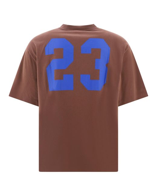 T-shirt blanc "23 Varsity Skate" Off-White c/o Virgil Abloh pour homme en coloris Brown