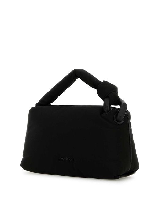 J.W. Anderson Black Jw Anderson Fabric Jwa Puffy Handbag for men
