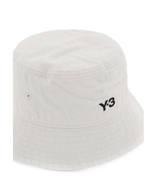 Y-3 Twill Eimer Hut in White für Herren