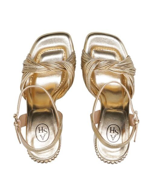Ash Metallic Sandals