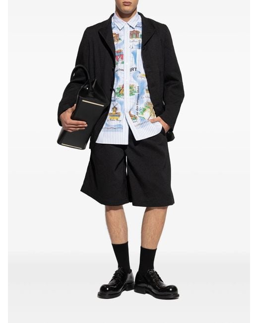 Comme des Garçons Blue Shirt Woven