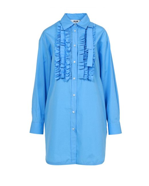MSGM Blue Dresses