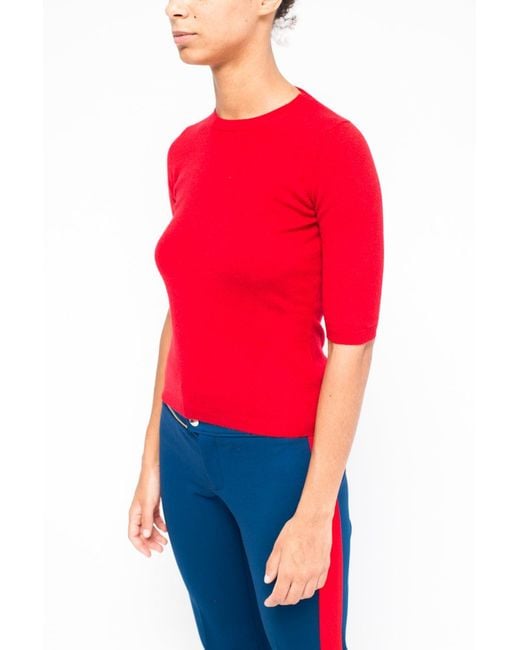 LA ROSE Red Pullover