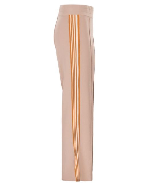 Autry Pink Knitted Viscose Joggers