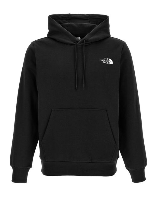 The North Face 'simple' Hoodie in het Black voor heren