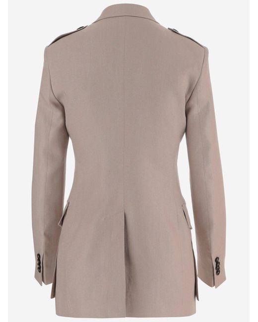 Tagliatore Gray Linen Jacket