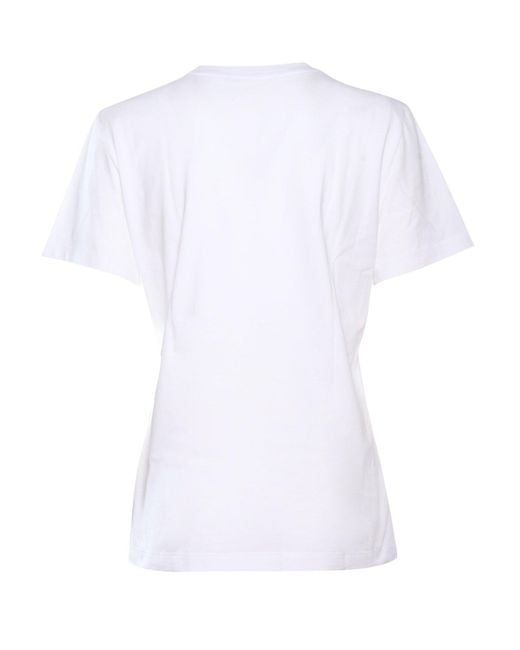 Alberta Ferretti White T-Shirt/C