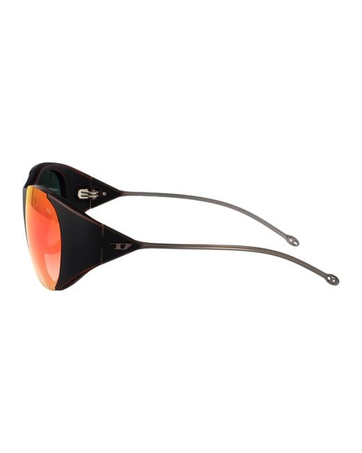 DIESEL Red Sunglasses