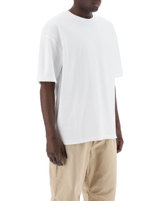 Carhartt Wigelic Cotton Dawson T -shirt Voor in het White voor heren
