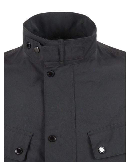 Barbour Black Modern Showerproof Duke Jacket