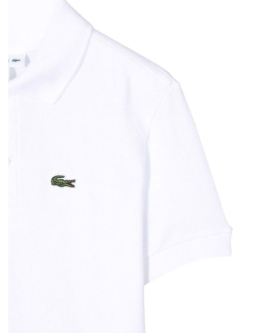 Lacoste White Regular Fit Polo Shirt