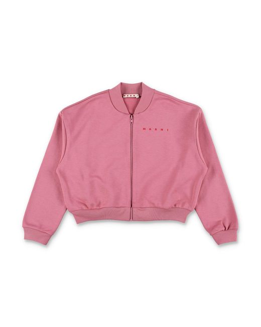 Marni Pink Girls' 100% Cotton T-Shirt