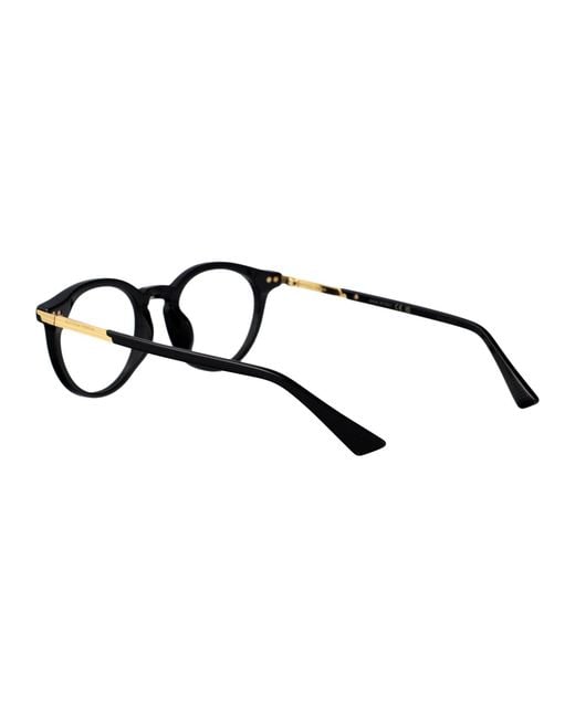 Bottega Veneta Black Metal Optical Glasses