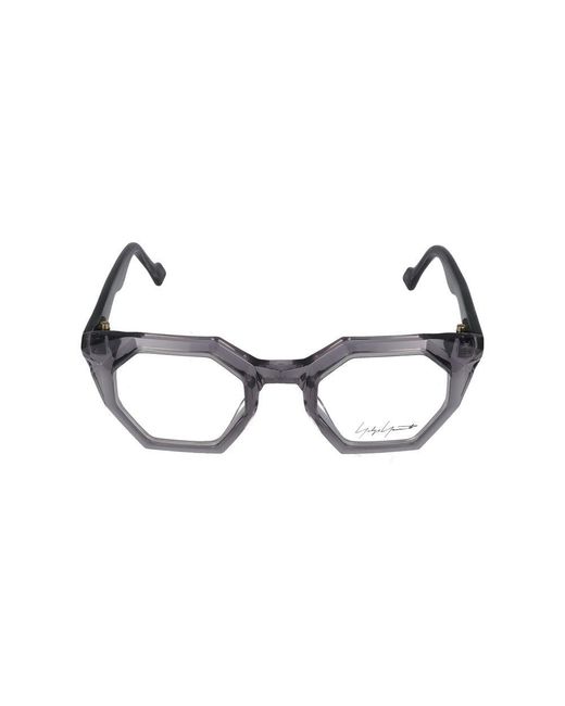 Yohji Yamamoto Black Eyeglasses Look011 A007/24/145