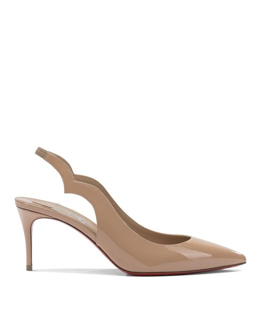 Christian Louboutin White Heeled Shoes Pink