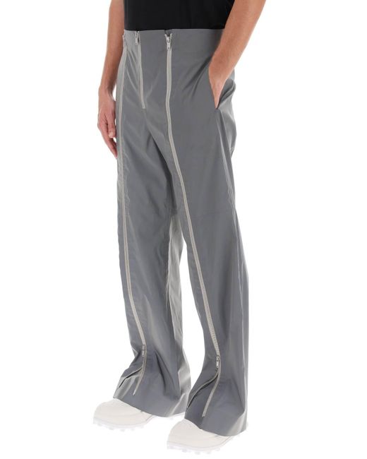 Pantalon en tissu réfléchissant Jil Sander pour homme en coloris Gray