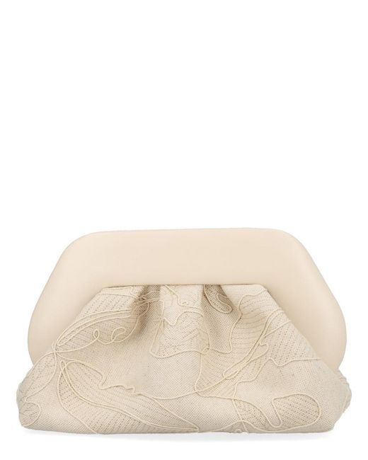 THEMOIRÈ Natural "Bios" Bag With Embroidery