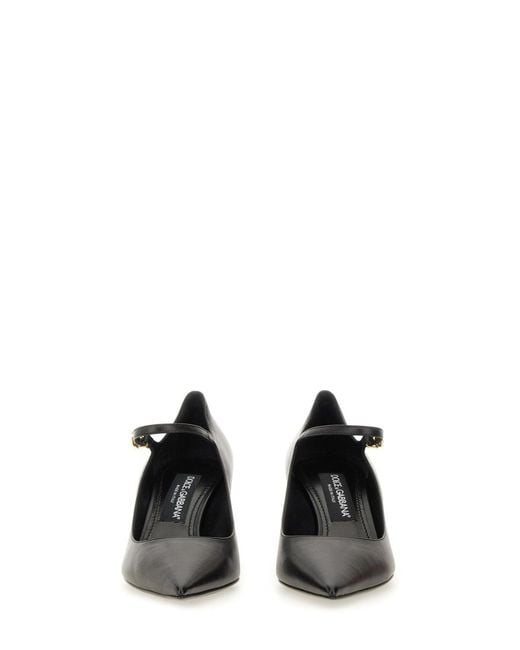 Dolce & Gabbana Black Leather Pumps
