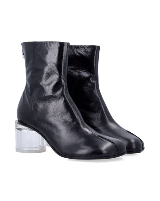 MM6 by Maison Margiela Blue Anatomic Ankle Boots