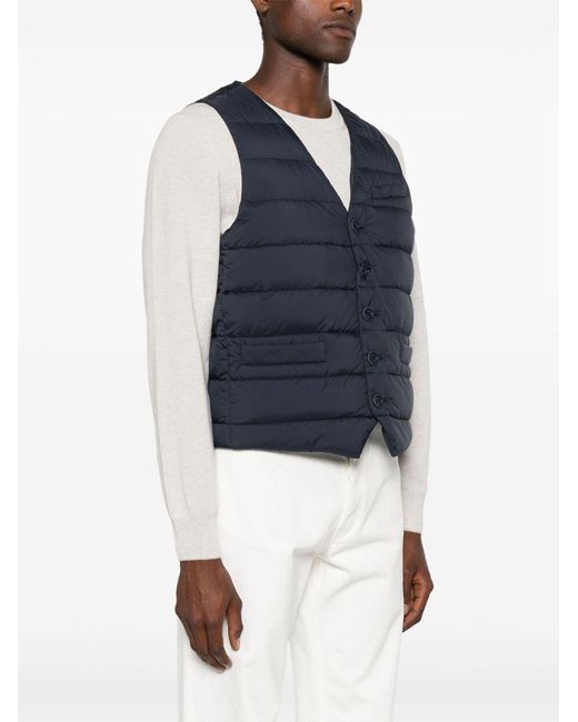 Herno Blue Il Panciotto Down Vest