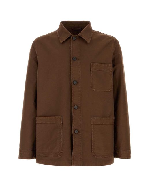 Prada Brown Canvas Jacket
