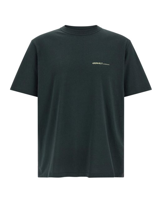 Gramicci Green 'Huricane Tee' T Shirt