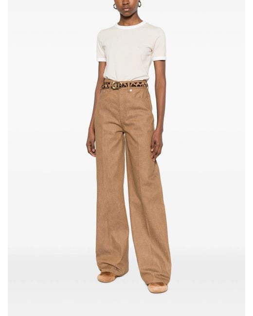 A.P.C. Natural Domino Wide-Leg Jeans