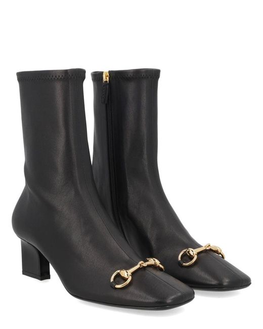 Gucci Black Solid Signora Boots
