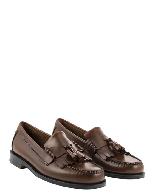 G.H.BASS Brown G.h. Bass Weejun Layton Loafer With Nappina for men