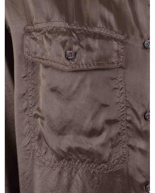 Aspesi Brown Shirt