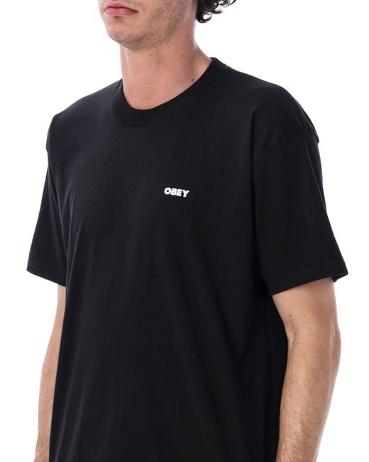 Obey Black T Shirts And Polos for men