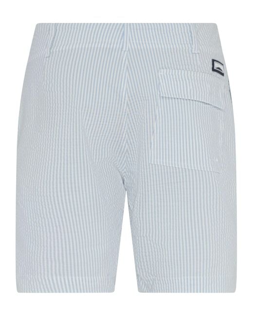 Vilebrequin Blue Striped Stretch Bermuda Shorts