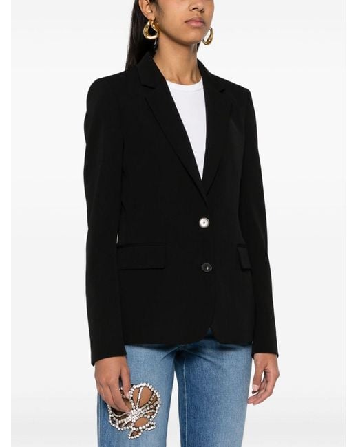 Stella McCartney Black Single-Breasted Blazer