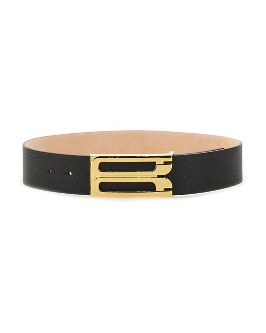 Victoria Beckham Natural Jumbo Frame Belt