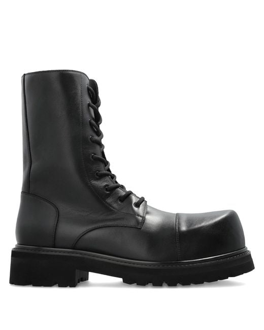 Vetements Black Stomp Combat Boot