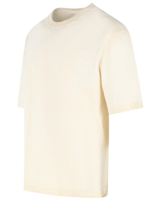 Golden Goose Deluxe Brand Natural Uisex 'Star' Vintage Cotton T-Shirt