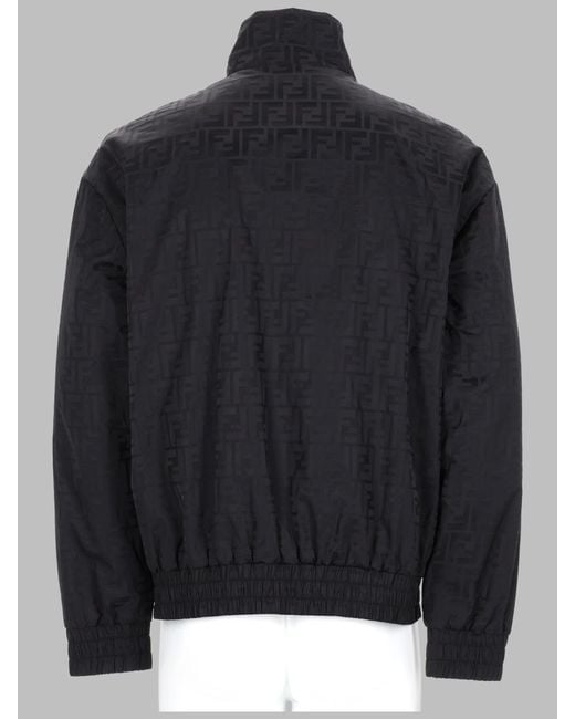 Fendi Black Giacca Bomber