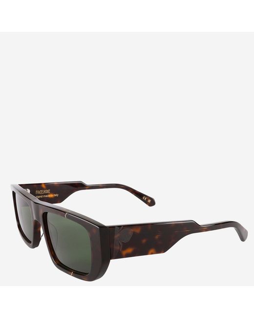FACE HIDE Black Vision Cosmo Sunglasses With Logo for men