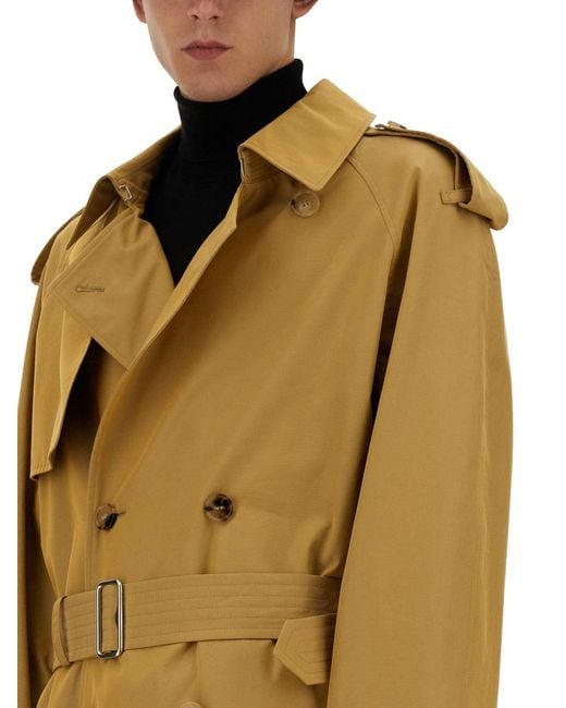 Burberry Trench Coat Met Cinutra in het Metallic voor heren