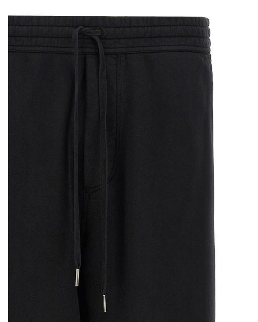 Tom Ford Relaxed-Fit Cotton Joggers With Adjustable Waist in Black für Herren