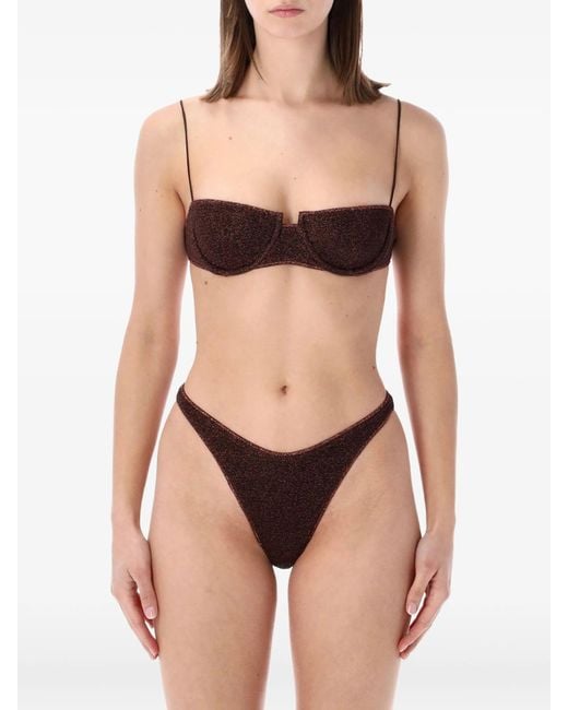 Oseree Black Lumiere Balconette Bandeau